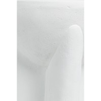 LITHOS HANDLE SIDE TABLE ΛΕΥΚΟ 36.5x36.5x46.5cm