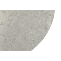 CASPIAN COFFEE TABLE ΓΚΡΙ ΜΕ ΟΨΗ ΜΑΡΜΑΡΟΥ LATTE 120x60x43cm