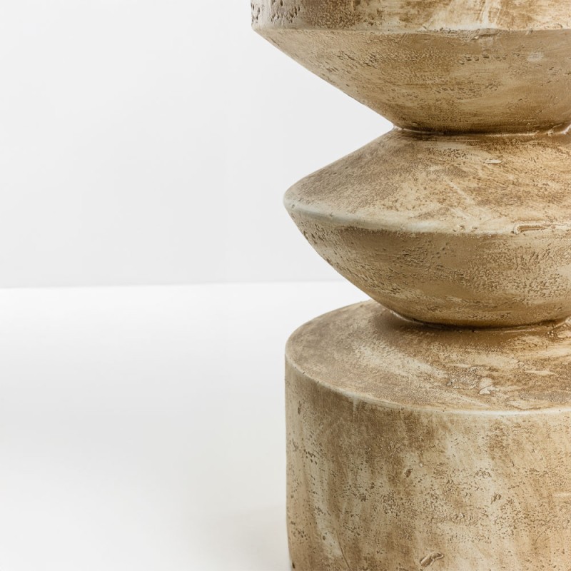 SANDY SIDE TABLE ΚΑΦΕ ΑΝΟΙΧΤΟ 38.5x38.5x51cm