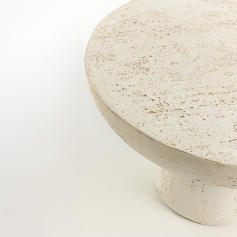POROS COFFEE TABLE BEIGE 65x65x43cm