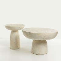 POROS COFFEE TABLE BEIGE 65x65x43cm