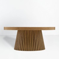 FORESTA COFFEE TABLE ΦΥΣΙΚΟ 90x90x40cm