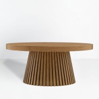 FORESTA COFFEE TABLE ΦΥΣΙΚΟ 90x90x40cm