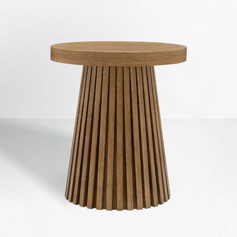 FORESTA SIDE TABLE ΦΥΣΙΚΟ 50x50x58cm
