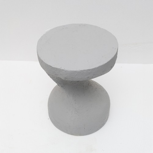 INDUSTRIAL SIDE TABLE ΓΚΡΙ 39.5x39.5x52.5cm