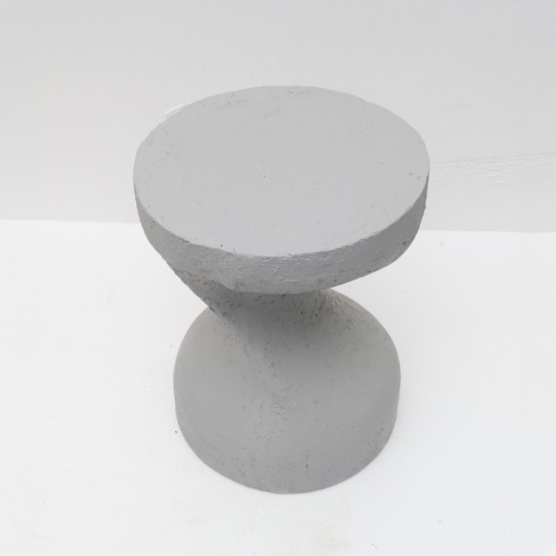 INDUSTRIAL SIDE TABLE ΛΕΥΚΟ 39.5x39.5x52.5cm