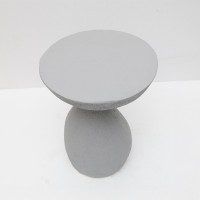 INDUSTRIAL SIDE TABLE ΓΚΡΙ ΑΝΟΙΧΤΟ 40.5x40.5x51cm