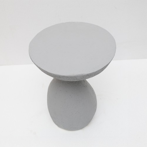 INDUSTRIAL SIDE TABLE ΓΚΡΙ ΑΝΟΙΧΤΟ 40.5x40.5x51cm