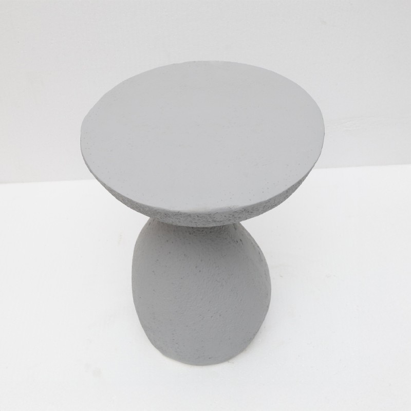 INDUSTRIAL SIDE TABLE ΓΚΡΙ ΑΝΟΙΧΤΟ 40.5x40.5x51cm