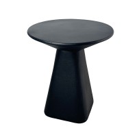 TRITON SIDE TABLE ΜΑΥΡΟ 46x46x52cm