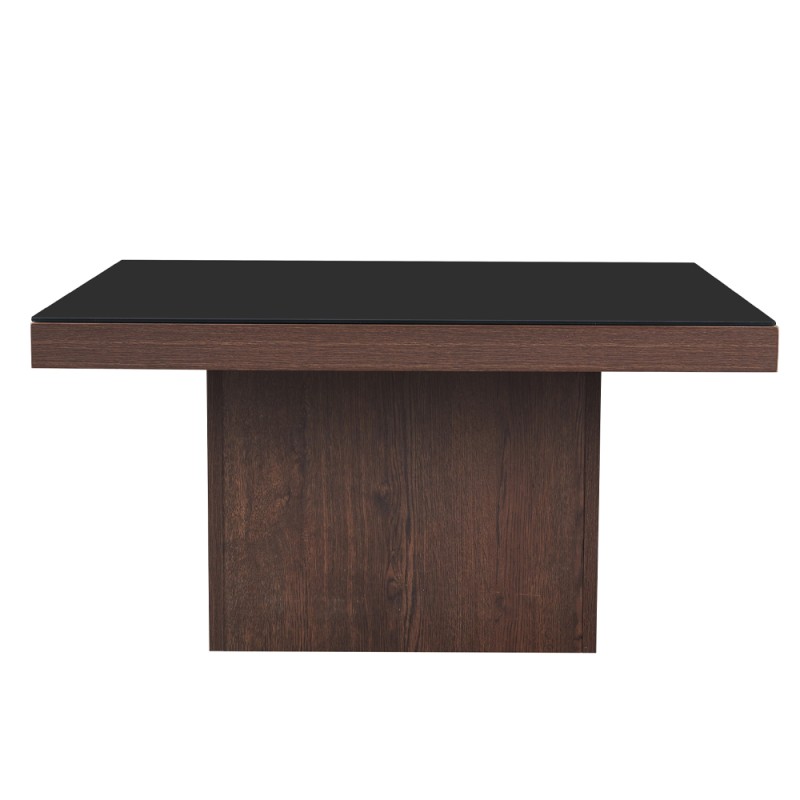 NUEZ COFFEE TABLE ΚΑΡΥΔΙ ΜΑΥΡΟ 79x79x40cm