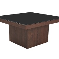 NUEZ COFFEE TABLE ΚΑΡΥΔΙ ΜΑΥΡΟ 79x79x40cm