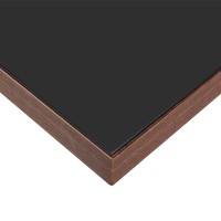 NUEZ COFFEE TABLE ΚΑΡΥΔΙ ΜΑΥΡΟ 79x79x40cm