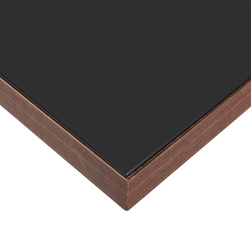 NUEZ COFFEE TABLE ΚΑΡΥΔΙ ΜΑΥΡΟ 79x79x40cm