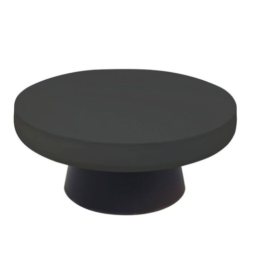 MYKONOS COFFEE TABLE ΜΑΥΡΟ 90x90x39cm