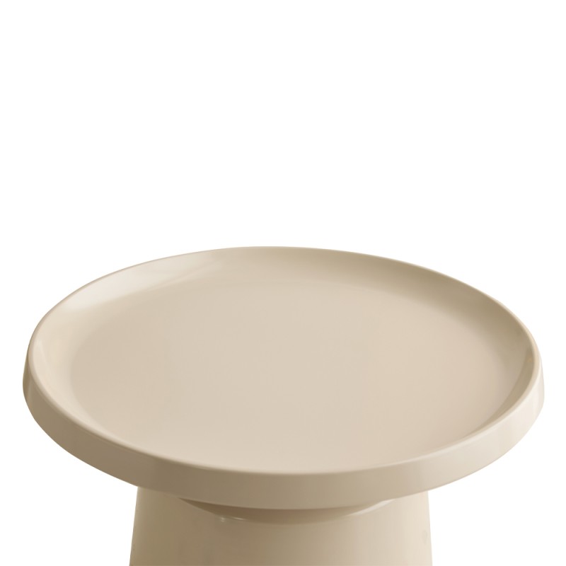 MOUSSE COFFEE TABLE SET 2ΤΕΜ CREAM CREAM 70x70x42cm