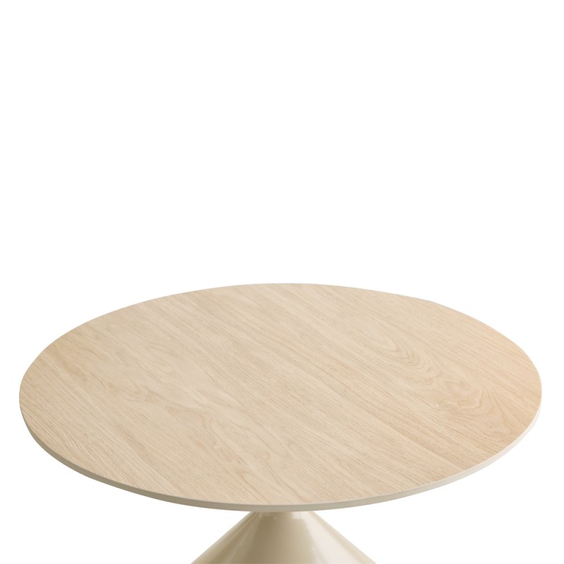 KNOT COFFEE TABLE SET 2ΤΕΜ CREAM CREAM 70x70x40cm