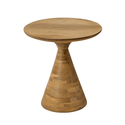 VERTEX COFFEE TABLE ΦΥΣΙΚΟ 50x50x55cm