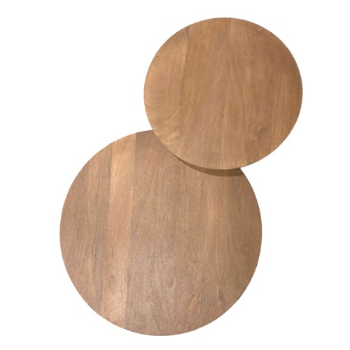 VERTEX COFFEE TABLE ΦΥΣΙΚΟ 70x70x45cm