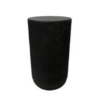 STYLOS SIDE TABLE ΜΑΥΡΟ 34x34x58cm