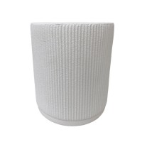 STYLOS SIDE TABLE ΛΕΥΚΟ 34x34x40cm
