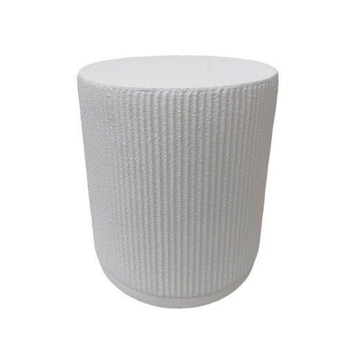 STYLOS SIDE TABLE ΛΕΥΚΟ 34x34x40cm