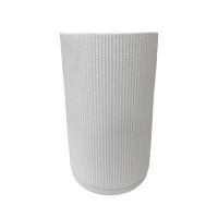 STYLOS SIDE TABLE ΛΕΥΚΟ 34x34x58cm