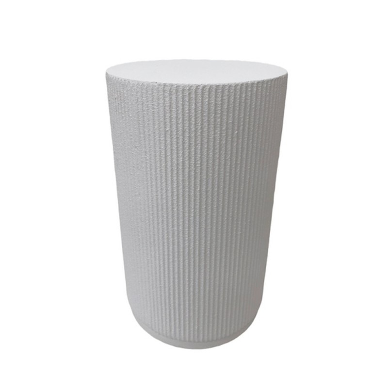 STYLOS SIDE TABLE ΛΕΥΚΟ 34x34x58cm
