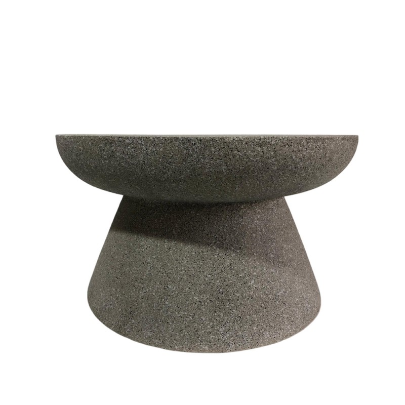 SANDHILL COFFEE TABLE STONE GREY 70x70x40cm