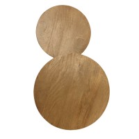 Σετ-2Τεμ.WABI SIDE TABLE SET 2ΤΕΜ ΦΥΣΙΚΟ 50x50x60cm