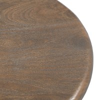 SOLOMON SIDE TABLE ΚΑΡΥΔΙ 54x54x52cm