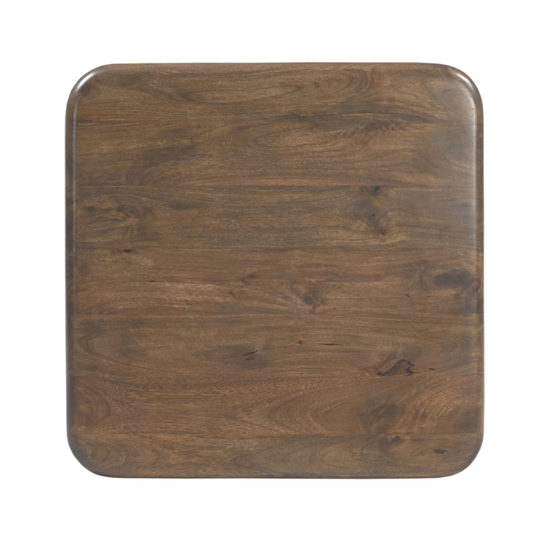 ROUTE COFFEE TABLE ΚΑΡΥΔΙ ΣΚΟΥΡΟ 60x60x45cm