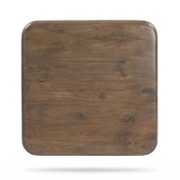 ROUTE SIDE TABLE ΚΑΡΥΔΙ ΣΚΟΥΡΟ 50x50x50cm