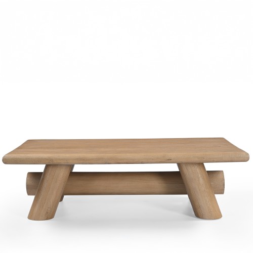 GAIA COFFEE TABLE ΚΑΦΕ 120x70x35cm