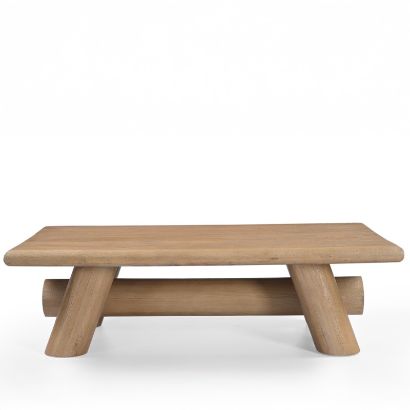 GAIA COFFEE TABLE ΚΑΦΕ 120x70x35cm