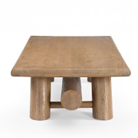 GAIA COFFEE TABLE ΚΑΦΕ 120x70x35cm