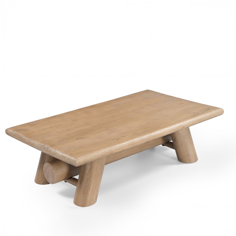GAIA COFFEE TABLE ΚΑΦΕ 120x70x35cm