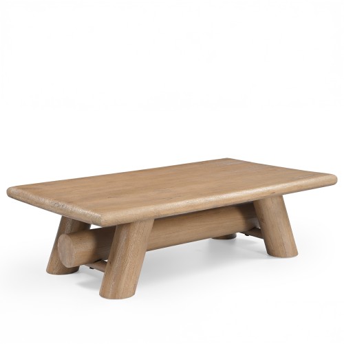 GAIA COFFEE TABLE ΚΑΦΕ 120x70x35cm