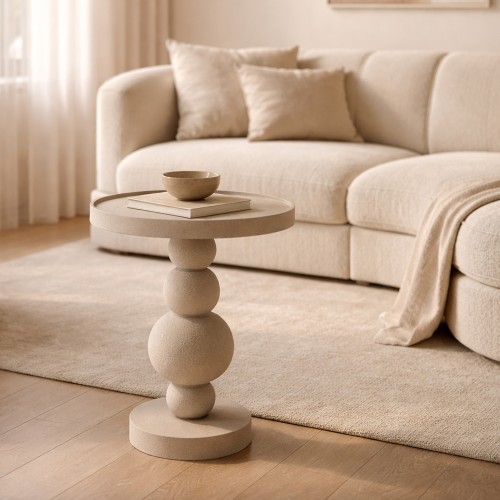 ASTRA SIDE TABLE ΜΠΕΖ 36.5x36.5x55cm