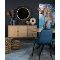 AMMOS ΜΠΟΥΦΕΣ 3ΣΥΡΤΑΡΙΑ ΦΥΣΙΚΟ ΜΕ RATTAN 150x39x79cm
