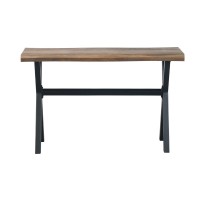 BRICK ΚΟΝΣΟΛΑ ΚΑΡΥΔΙ ΜΑΥΡΟ 120x40x75cm