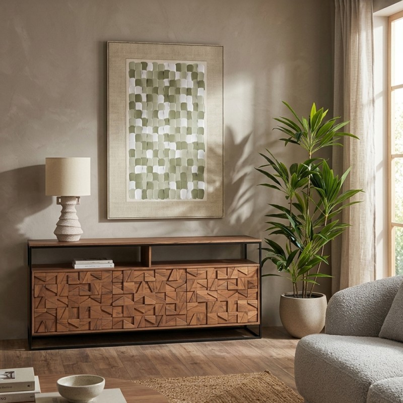 PUZZLE ΜΠΟΥΦΕΣ 3ΠΟΡΤΕΣ ΚΑΡΥΔΙ 175x45x75cm
