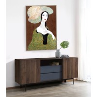 GROOVES ΜΠΟΥΦΕΣ 2ΠΟΡΤΕΣ 2ΣΥΡΤΑΡΙΑ ΚΑΡΥΔΙ ΓΚΡΙ 180x40x80cm