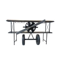 AVIATION ΚΟΝΣΟΛΑ BAR ΦΥΣΙΚΟ 191x58x91cm