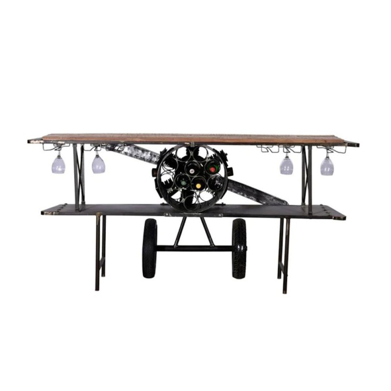 AVIATION ΚΟΝΣΟΛΑ BAR ΦΥΣΙΚΟ 191x58x91cm