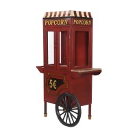 POP CORN ΚΟΝΣΟΛΑ ΚΟΚΚΙΝΟ CREAM 100x46x160cm