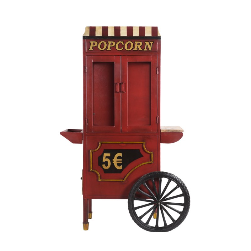 POP CORN ΚΟΝΣΟΛΑ ΚΟΚΚΙΝΟ CREAM 100x46x160cm
