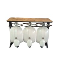 VESPA ΚΟΝΣΟΛΑ CREAM ΛΕΥΚΟ ΦΥΣΙΚΟ 138x52x100cm