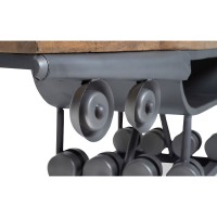 WINGS TV STAND GUNMETAL ΦΥΣΙΚΟ 188x44x44cm
