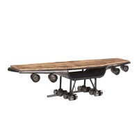 WINGS TV STAND GUNMETAL ΦΥΣΙΚΟ 188x44x44cm